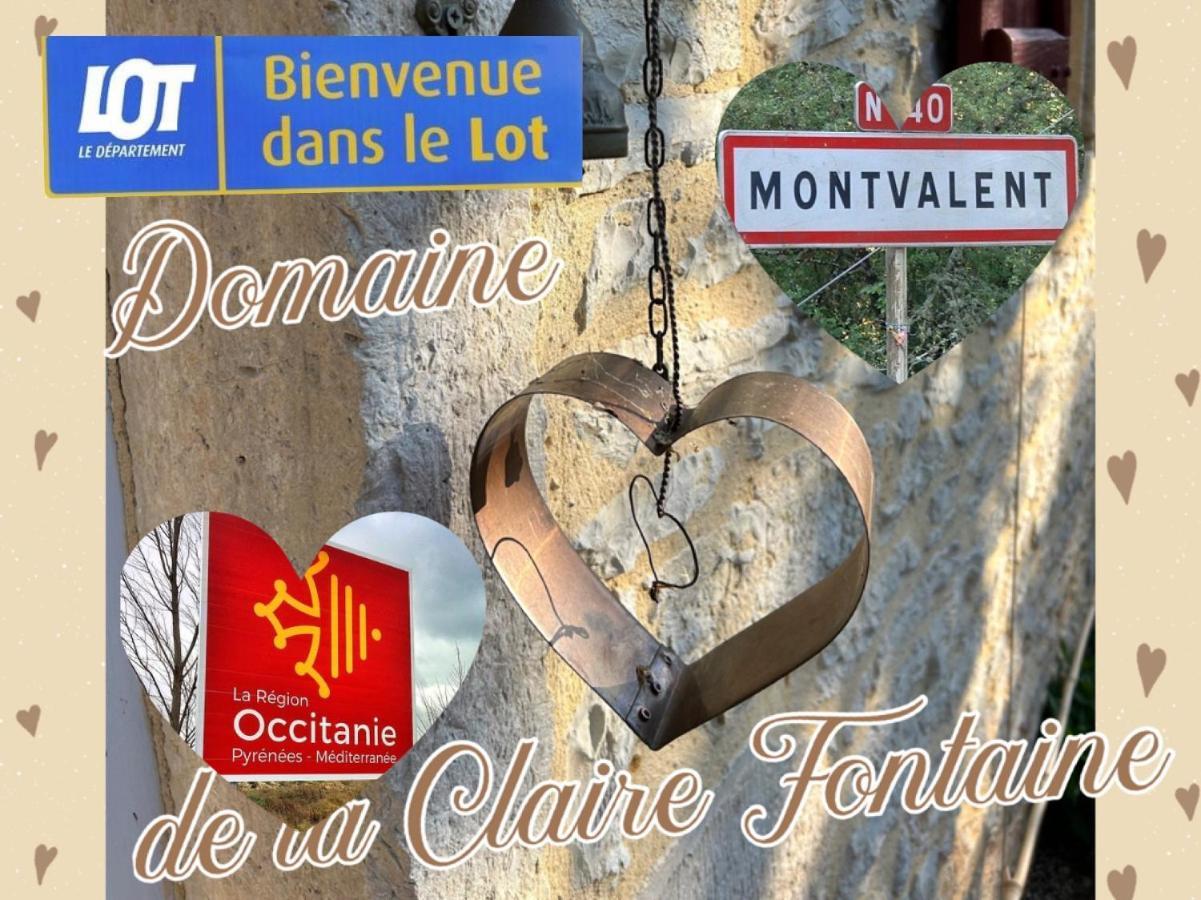 Le Domaine De La Claire Fontaine Gites -Chambres D'Hotes Montvalent Экстерьер фото